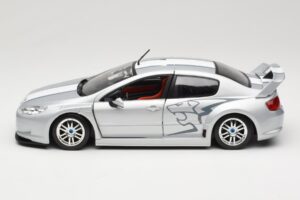 Peugeot 407 Racing Stříbrný Solido 1:18 90642 Kov – obrázek 4 z 8
