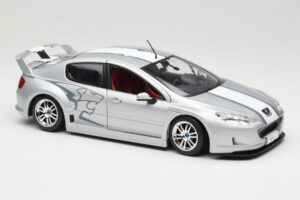 Peugeot 407 Racing Stříbrný Solido 1:18 90642 Kov – obrázek 6 z 8