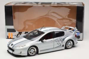 Peugeot 407 Racing Stříbrný Solido 1:18 90642 Kov – obrázek 8 z 8