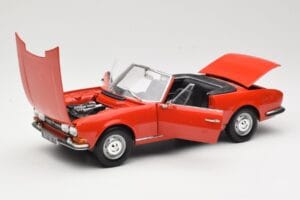 Peugeot 504 Kabriolet Červený Norev 1:18 184754 Kov – obrázek 2 z 8