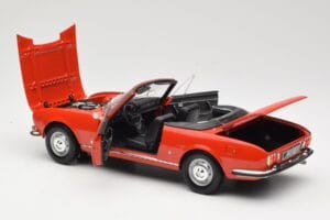 Peugeot 504 Kabriolet Červený Norev 1:18 184754 Kov – obrázek 5 z 8