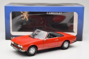 Peugeot 504 Kabriolet Červený Norev 1:18 184754 Kov – obrázek 8 z 8