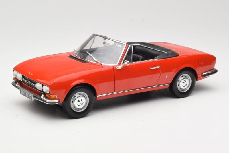 Peugeot 504 Kabriolet Červený Norev 1:18 184754 Kov