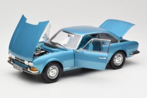 Peugeot 504 Coupe Modrý Norev 1:18 184755 Kov – obrázek 2 z 8