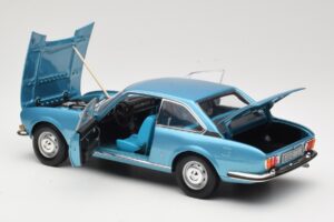 Peugeot 504 Coupe Modrý Norev 1:18 184755 Kov – obrázek 5 z 8
