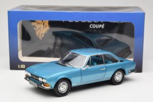Peugeot 504 Coupe Modrý Norev 1:18 184755 Kov – obrázek 8 z 8
