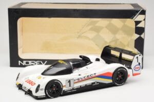 Peugeot 905 Evo 1B Group C #1 Peugeot Talbot Sport D. Warwick / Y. Dalmas / M. Blundell 24 Hours of Le Mans Winner 1992 Norev – obrázek 6 z 6