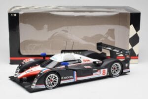 Peugeot 908 HDi LMP1 #8 S. Sarrazin / P. Lamy / S. Bourdais 24 Hours of Le Mans 2nd 2007 Minichamps 1:18 150071208 Kov – obrázek 6 z 6