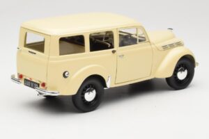 Peugeot Partner Moka Brown Norev 1:18 184894 Kov – obrázek 3 z 8