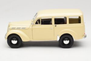 Peugeot Partner Moka Brown Norev 1:18 184894 Kov – obrázek 4 z 8