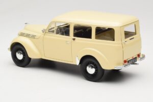 Peugeot Partner Moka Brown Norev 1:18 184894 Kov – obrázek 7 z 8