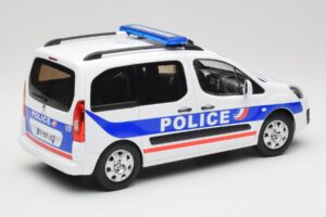 Peugeot Partner Police Modrý Norev 1:18 184891 Kov – obrázek 2 z 6