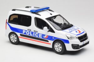 Peugeot Partner Police Modrý Norev 1:18 184891 Kov – obrázek 4 z 6