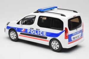 Peugeot Partner Police Modrý Norev 1:18 184891 Kov – obrázek 5 z 6