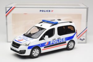 Peugeot Partner Police Modrý Norev 1:18 184891 Kov – obrázek 6 z 6