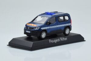 Peugeot Rifter Gendarmerie Otremer Modrý Norev 1:43 479064 Kov – obrázek 2 z 4