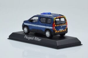 Peugeot Rifter Gendarmerie Otremer Modrý Norev 1:43 479064 Kov – obrázek 3 z 4
