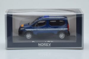 Peugeot Rifter Gendarmerie Otremer Modrý Norev 1:43 479064 Kov – obrázek 4 z 4