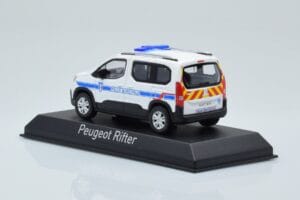 Peugeot Rifter Police Municipale Bílý Norev 1:43 479067 Kov – obrázek 3 z 4