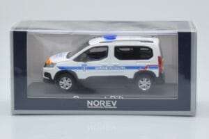 Peugeot Rifter Police Municipale Bílý Norev 1:43 479067 Kov – obrázek 4 z 4