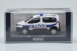 Peugeot Rifter Police Nationale Bílý Norev 1:43 479065 Kov – obrázek 4 z 4