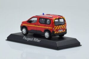 Peugeot Rifter Pompiers Červený Norev 1:43 479069 Kov – obrázek 3 z 4