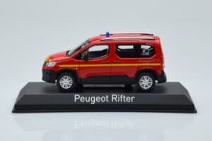 Peugeot Rifter Pompiers Červený Norev 1:43 479069 Kov