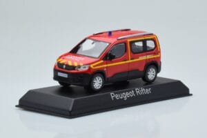 Peugeot Rifter Pompiers Secours Medical Červený Norev 1:43 479070 Kov – obrázek 2 z 4