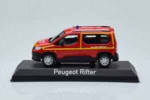 Peugeot Rifter Pompiers Secours Medical Červený Norev 1:43 479070 Kov