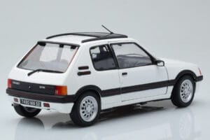 Peugeot 205 GTi 1.6 Bílý Norev 1:18 184849 Kov – obrázek 3 z 8