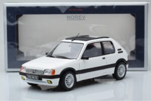 Peugeot 205 GTi 1.6 Bílý Norev 1:18 184849 Kov – obrázek 8 z 8