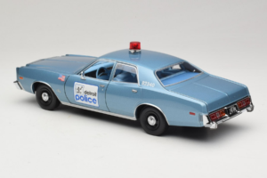 Plymouth Fury Beverly Hills PD Modrý GreenLight 1:18 19069 Kov – obrázek 7 z 8