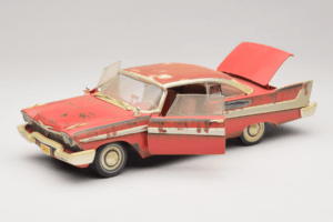 Plymouth Fury Červený Christine Špinavá Verze Auto World 1:18 AWSS119/06 Kov – obrázek 2 z 8