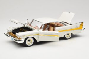 Plymouth Fury Bílý Anson 1:18 30398 Kov – obrázek 2 z 8