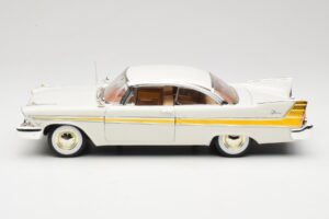 Plymouth Fury Bílý Anson 1:18 30398 Kov – obrázek 4 z 8