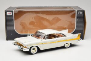 Plymouth Fury Bílý Anson 1:18 30398 Kov – obrázek 8 z 8