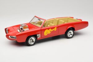 Pontiac GTO Monkeemobile Červený ERTL 1:18 33150 Kov