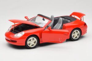 Porsche 911 996 Kabriolet Červený Mira 1:18 6930 Kov – obrázek 2 z 8