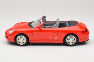 Porsche 911 996 Kabriolet Červený Mira 1:18 6930 Kov – obrázek 4 z 8