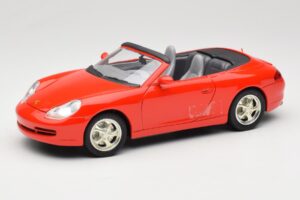 Porsche 911 996 Kabriolet Červený Mira 1:18 6930 Kov