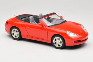 Porsche 911 996 Kabriolet Červený Mira 1:18 6930 Kov – obrázek 6 z 8
