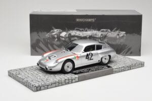 Porsche 356B 1600 GS Carrera GTL Abarth #42 H. Herrmann / H. Linge Targa Florio 1962 Minichamps 1:18 107626842 Pryskyřice – obrázek 6 z 6