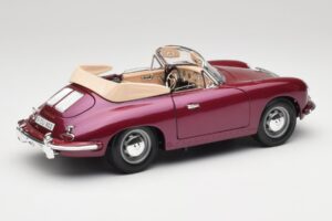 Porsche 356B Kabriolet Lilek Bburago 1:18 3021-M4 Kov – obrázek 3 z 8