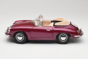Porsche 356B Kabriolet Lilek Bburago 1:18 3021-M4 Kov – obrázek 4 z 8