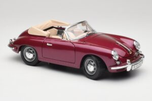 Porsche 356B Kabriolet Lilek Bburago 1:18 3021-M4 Kov – obrázek 6 z 8