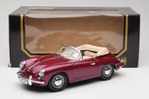Porsche 356B Kabriolet Lilek Bburago 1:18 3021-M4 Kov – obrázek 8 z 8