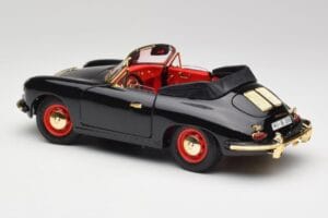 Porsche 356B Kabriolet Černý Bburago 1:18 3031D Kov – obrázek 7 z 8