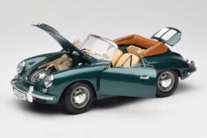 Porsche 356B Kabriolet Zelený Bburago 1:18 3051-M1 Kov – obrázek 2 z 8