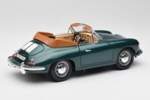 Porsche 356B Kabriolet Zelený Bburago 1:18 3051-M1 Kov – obrázek 3 z 8
