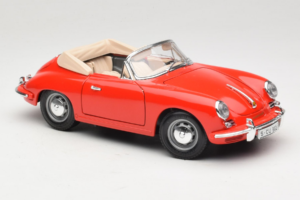 Porsche 356B Kabriolet Červený Tchibo 1:18 45703 Kov – obrázek 6 z 8